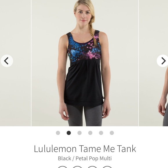 Lululemon Floral Tank - Picture 5 of 7